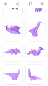 اسکرین شات 2 برنامه Origami Dinosaurs And Dragons