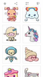 اسکرین شات 3 برنامه Drawing Kawaii Cute Characters