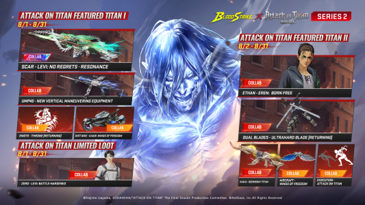 اسکرین شات 3 بازی Blood Strike x Attack on Titan