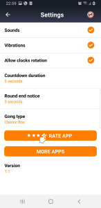 اسکرین شات 3 برنامه Boxing Round Timer Clock