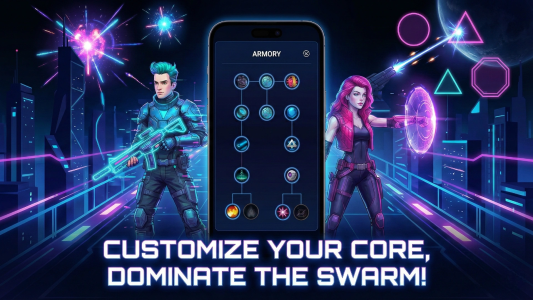 اسکرین شات 2 برنامه Radiant Core: Planet Defence