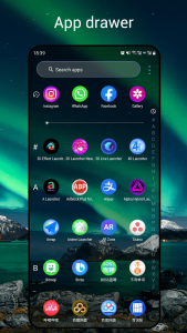 اسکرین شات 4 برنامه Newlook Launcher - Galaxy Star