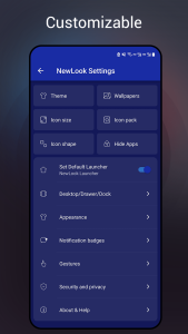 اسکرین شات 7 برنامه Newlook Launcher - Galaxy Star