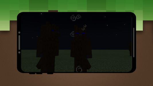 اسکرین شات 3 برنامه Werewolf Mod for Minecraft