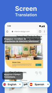 اسکرین شات 1 برنامه Screen and Photo Translator