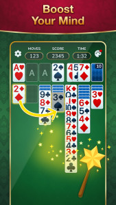 اسکرین شات 2 بازی Solitaire: Classic Card Game