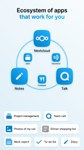 اسکرین شات 2 برنامه Nextcloud