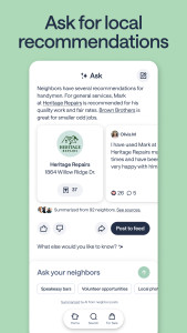اسکرین شات 6 برنامه Nextdoor: Neighborhood Network