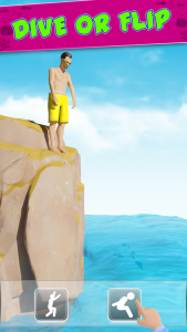 اسکرین شات 4 بازی Cliff Flip Diving 3D Flip