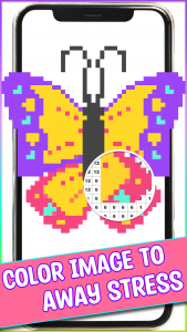 اسکرین شات 3 برنامه Pixly - Paint by Number Pixel