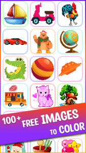 اسکرین شات 1 برنامه Pixly - Paint by Number Pixel