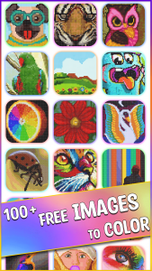 اسکرین شات 2 برنامه Cross Stitch Adult Coloring