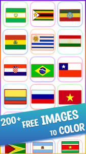 اسکرین شات 4 برنامه Flag Pixel Art Color by Number