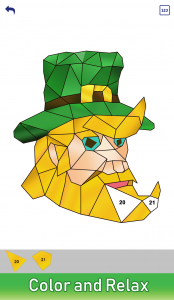 اسکرین شات 8 برنامه Poly Art Color By Number Puzz