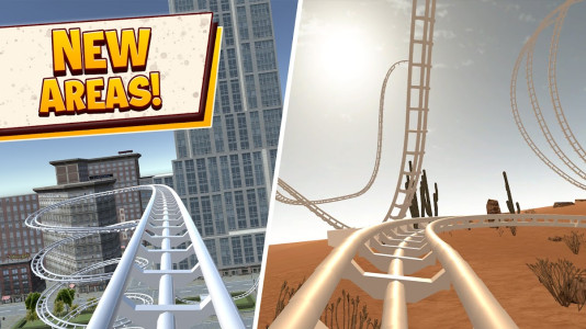 اسکرین شات 2 بازی VR Roller Coaster Crazy Rider
