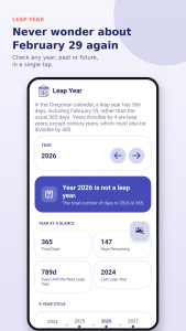 اسکرین شات 4 برنامه Date Calculator