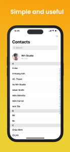 اسکرین شات 1 برنامه iContacts – OS 26 Contacts