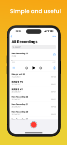 اسکرین شات 4 برنامه iVoice - OS 26 Voice Memos