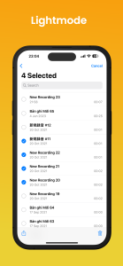 اسکرین شات 6 برنامه iVoice - OS 26 Voice Memos
