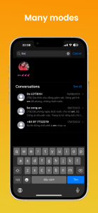 اسکرین شات 6 برنامه Messages Phone 16