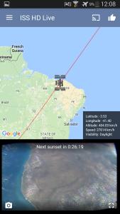 اسکرین شات 7 برنامه ISS Live Now: Live Earth View