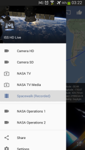 اسکرین شات 3 برنامه ISS Live Now: Live Earth View