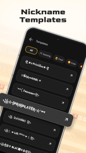 اسکرین شات 3 برنامه Nickname Generator Gamer Name