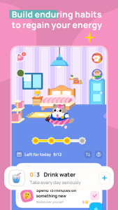 اسکرین شات 2 برنامه Catzy: Self-Care Journey