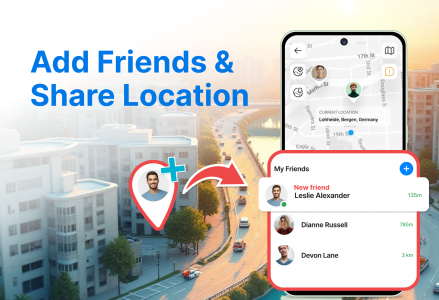 اسکرین شات 4 برنامه GPS Location Sharing & Locator