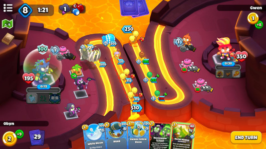 اسکرین شات 7 بازی Bloons Card Storm