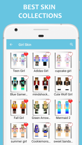 اسکرین شات 2 برنامه Girl Skins for Minecraft