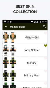 اسکرین شات 2 برنامه Military Skin for Minecraft PE