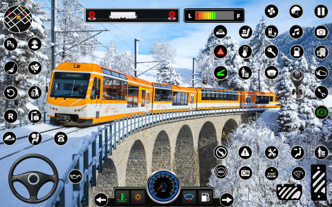 اسکرین شات 5 برنامه City Train Games 3d Train Game