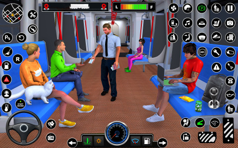 اسکرین شات 4 برنامه City Train Games 3d Train Game