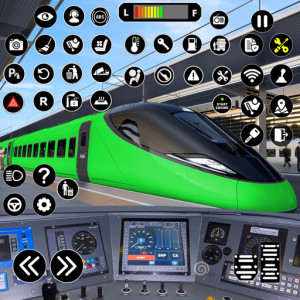 اسکرین شات 1 برنامه City Train Games 3d Train Game