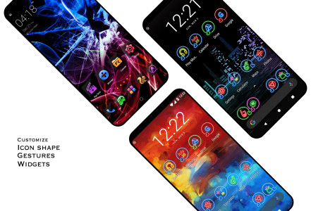 اسکرین شات 5 برنامه Neox Launcher: Themes & UI