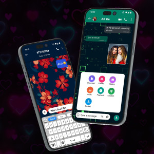 اسکرین شات 3 برنامه Wallpapers for chat