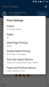 اسکرین شات 4 برنامه NokoPrint - Print from Phone