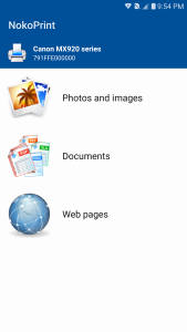 اسکرین شات 1 برنامه NokoPrint - Print from Phone