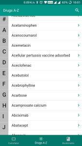اسکرین شات 1 برنامه Drug Index Offline