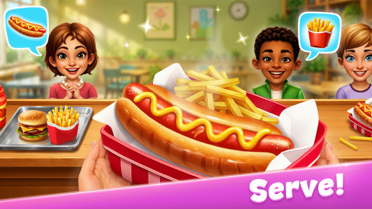 اسکرین شات 1 بازی Cooking Fever: Restaurant Game