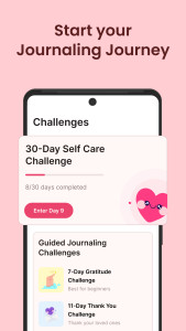 اسکرین شات 5 برنامه Gratitude: Self-Care Journal