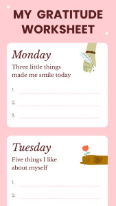 اسکرین شات 1 برنامه Gratitude: Self-Care Journal