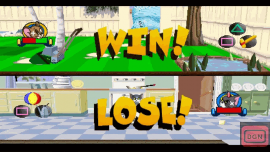 اسکرین شات 5 بازی شبیه ساز تام و جری پلی استیشن 1