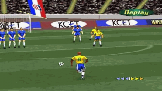 اسکرین شات 14 بازی فوتبال 98 (صدا دار) پلی استیشن 1