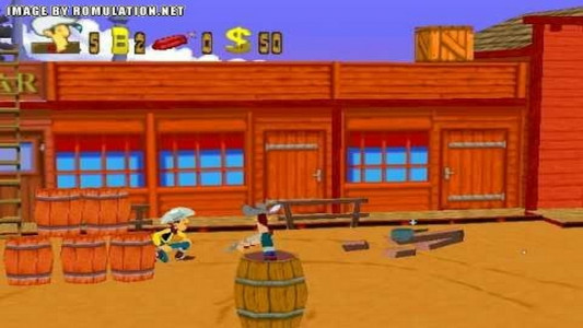 اسکرین شات 5 بازی شبیه ساز لوک خوش شانس پلی استیشن 1