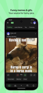 اسکرین شات 1 برنامه Memedroid - Memes & Funny Pics