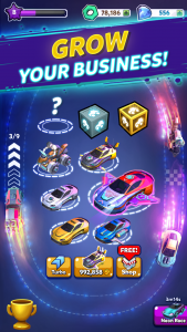 اسکرین شات 3 بازی Merge Cyber Car: Highway Racer