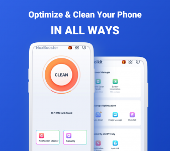 اسکرین شات 1 برنامه Nox Booster, Cleaner, Security