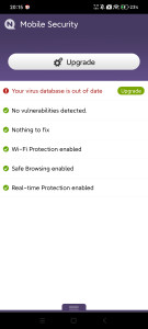 اسکرین شات 1 برنامه Mobile Security & Antivirus